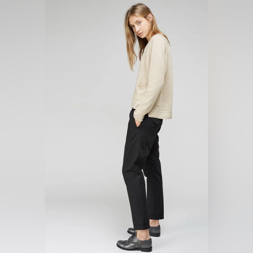 A.P.C. Black Ankle Jeans, mid rise. Slim fit. Perfect with tall boots .Size 28